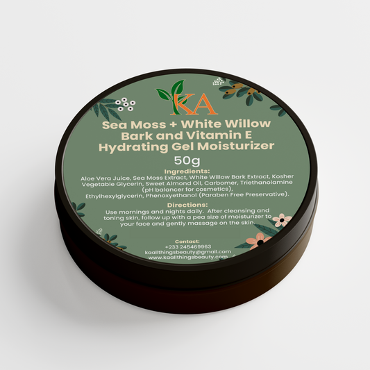 KA Sea Moss + White Willow Bark Hydrating Gel Moisturizer